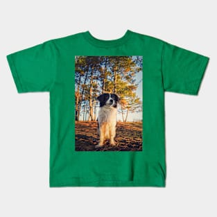 Posing for frame Kids T-Shirt